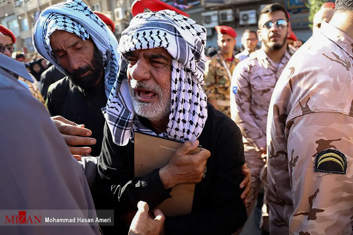 تشییع شهدای حادثه تروریستی اهواز