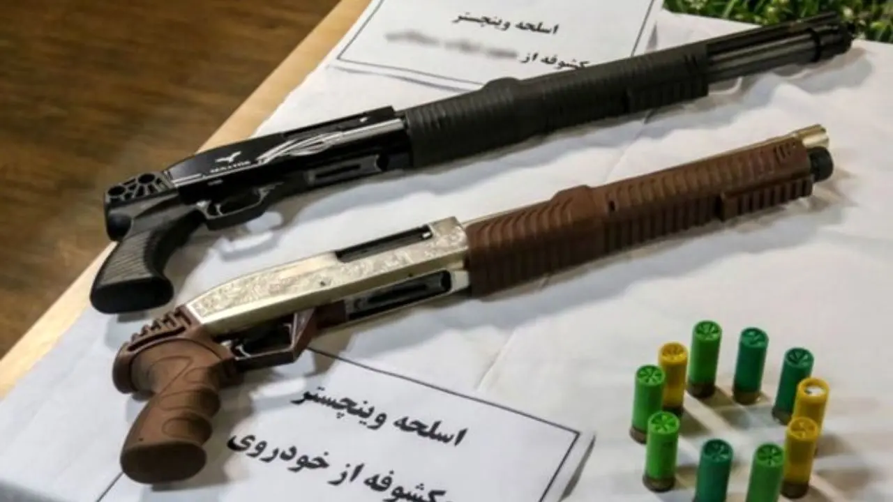 توقیف و کشف محموله قاچاق اسلحه در کرمانشاه