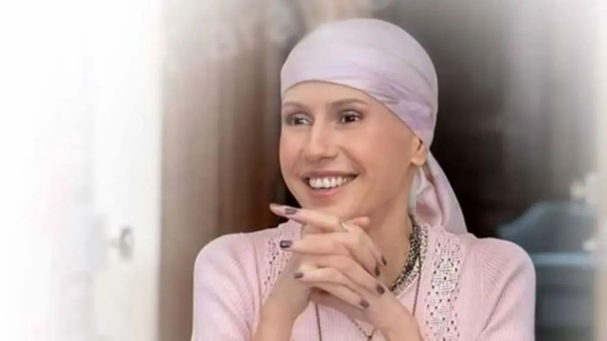 ظاهر متفاوت همسر بشار اسد بعد از شیمی درمانی