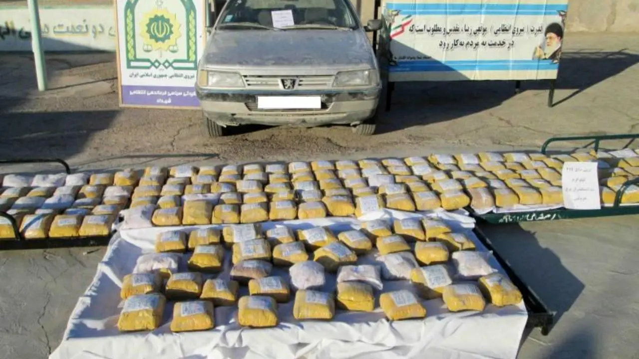دستگیری قاچاقچیان 146 کیلوگرم تریاک در اردبیل