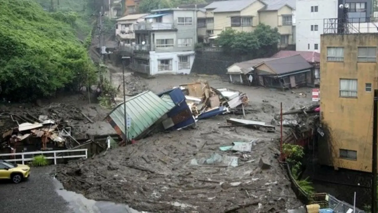 رانش زمین در ژاپن دو کشته و 20 مفقود برجای گذاشت