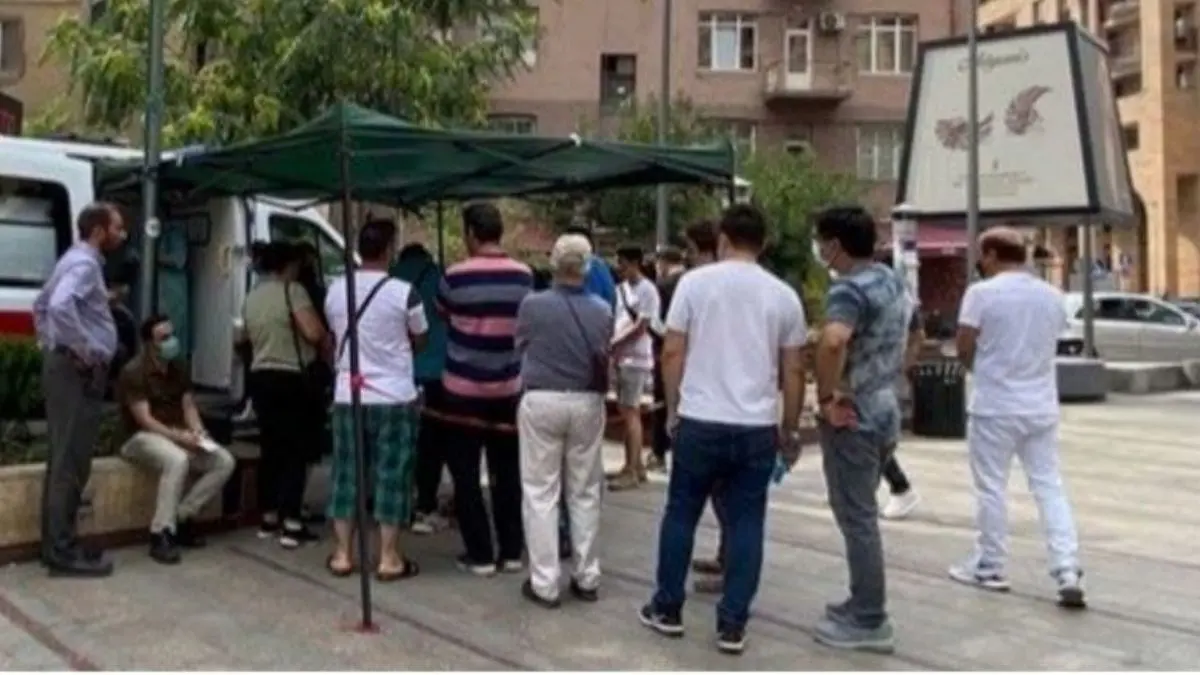 هجوم مسافران به ارمنستان برای واکسیناسیون رایگان