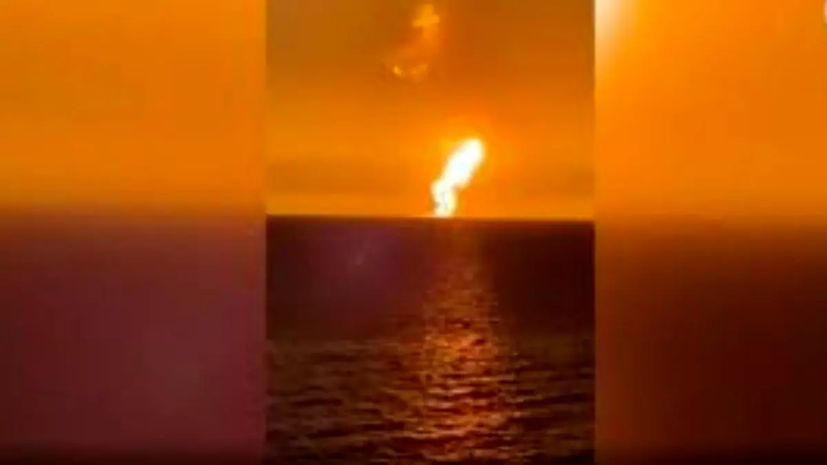 توضیح شرکت نفت دولتی آذربایجان درباره علت انفجار در دریای خزر