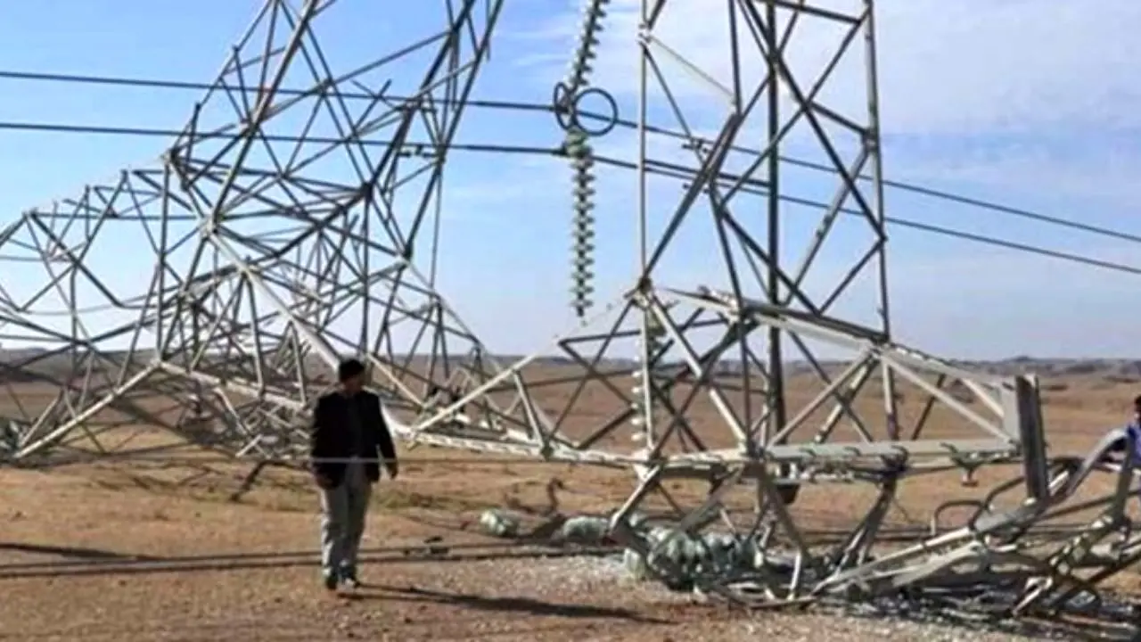 تداوم خرابکاری‌ها در شبکه برق عراق؛ سقوط سه دکل برق بین بغداد و صلاح‌الدین