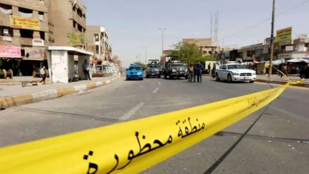 کاروان ائتلاف آمریکایی در ناصریه عراق هدف انفجار بمب قرار گرفت