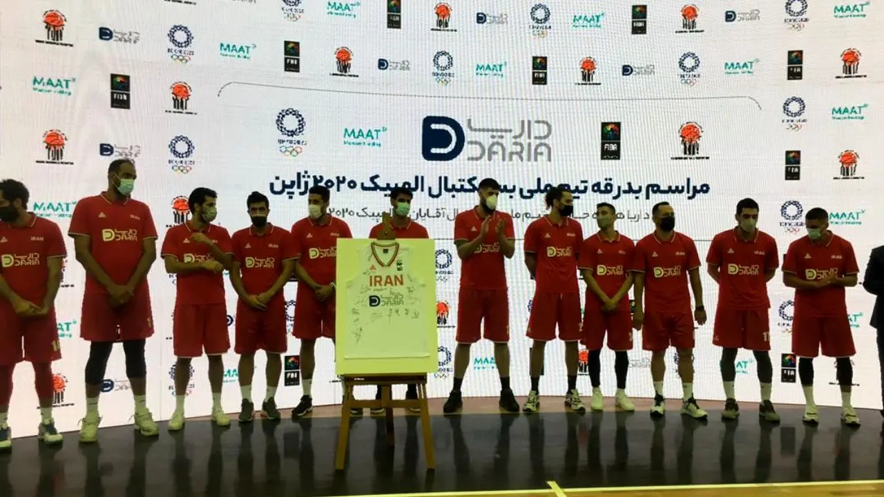 رونمایی از پیراهن تیم ملی بسکتبال برای المپیک بدون حضور مسئولان ورزش+عکس