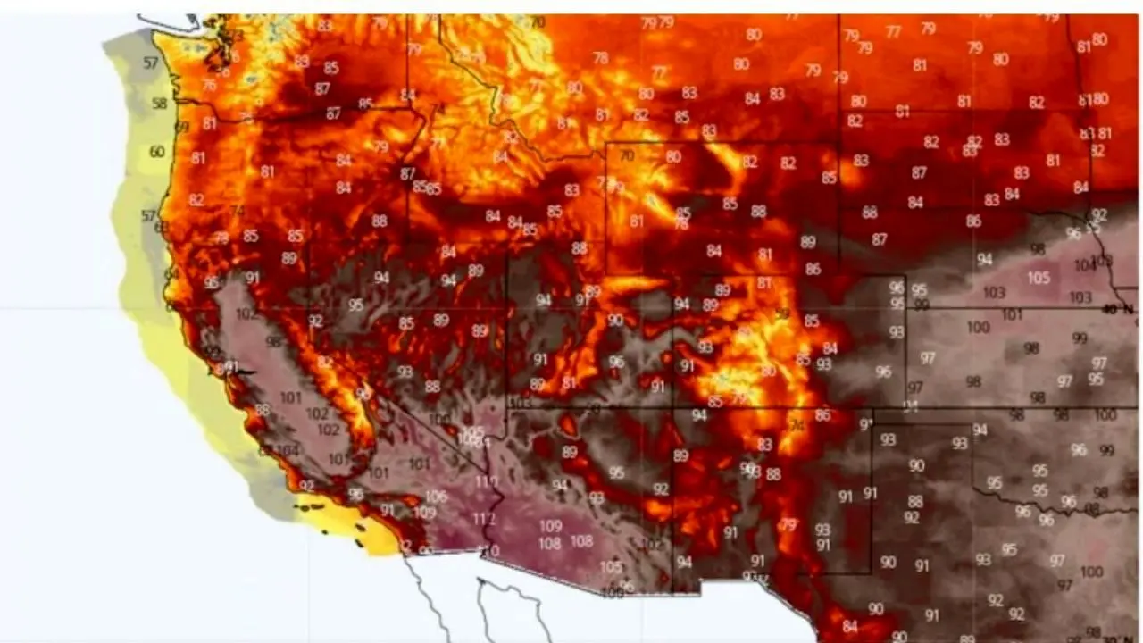 بحران آب و آتش سوزی غرب آمریکا شدت گرفت