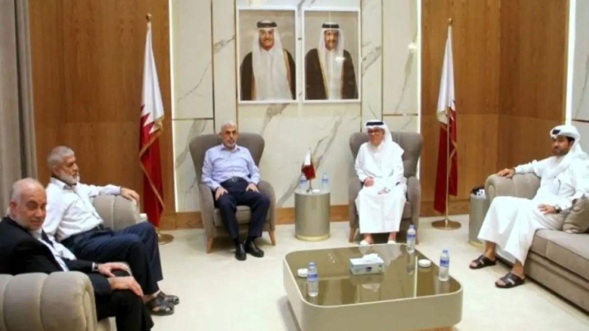 دیدار نماینده قطر با یحیی سنوار درباره تثبیت آتش‌بس در غزه