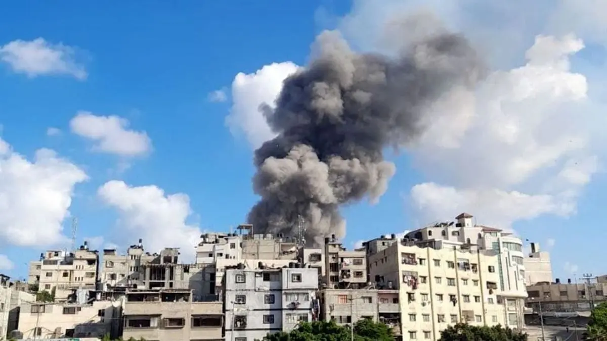 انفجار مهیب در شرق شهر غزه
