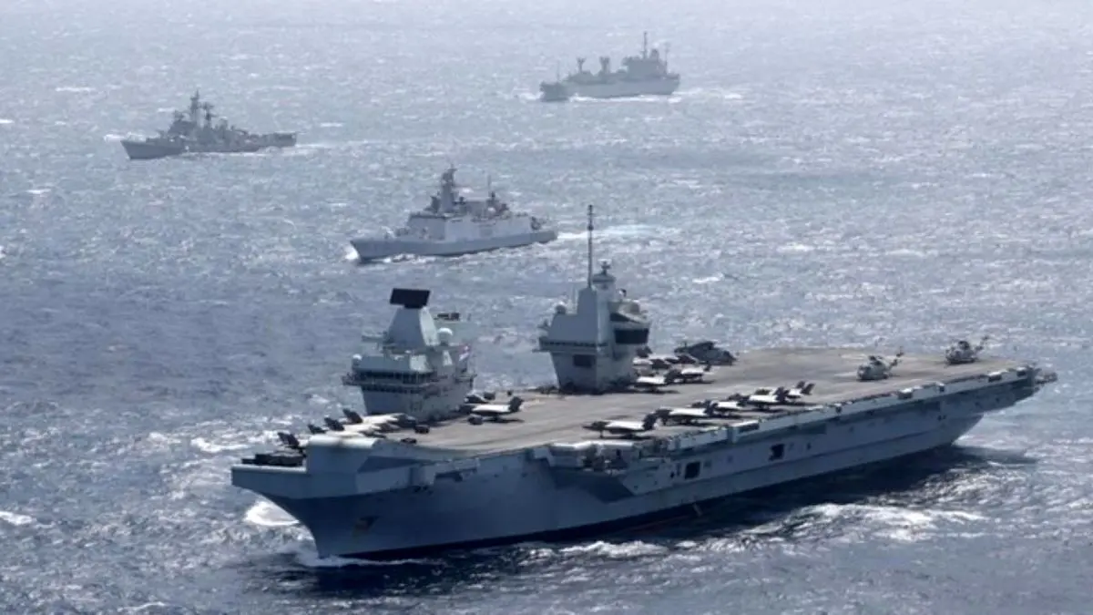 هشدار چین درخصوص قدرت‌نمایی نظامی انگلیس