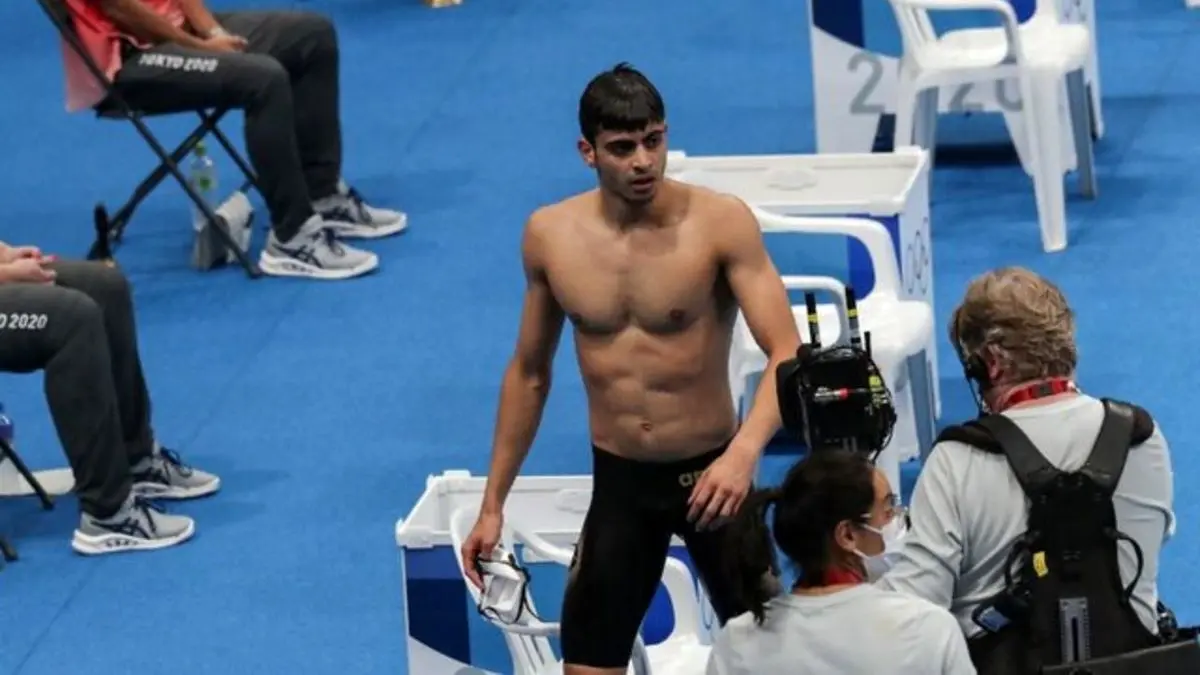 المپیک 2020| متین بالسینی: تنها بودم/ رییس فدراسیون شنای افغانستان برای من تایم گرفت/ یک تشک بادی نداشتیم/ آوردن یک تشک بادی به ژاپن سخت بود؟