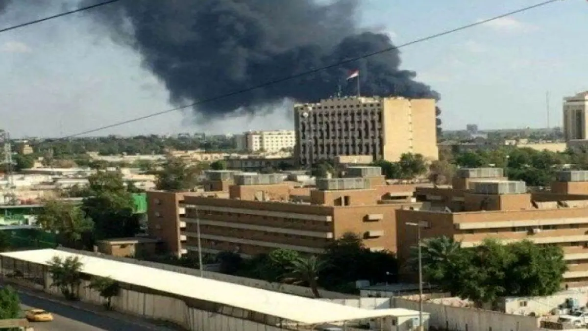 دو موشک به پایگاه آمریکا در بغداد اصابت کرد