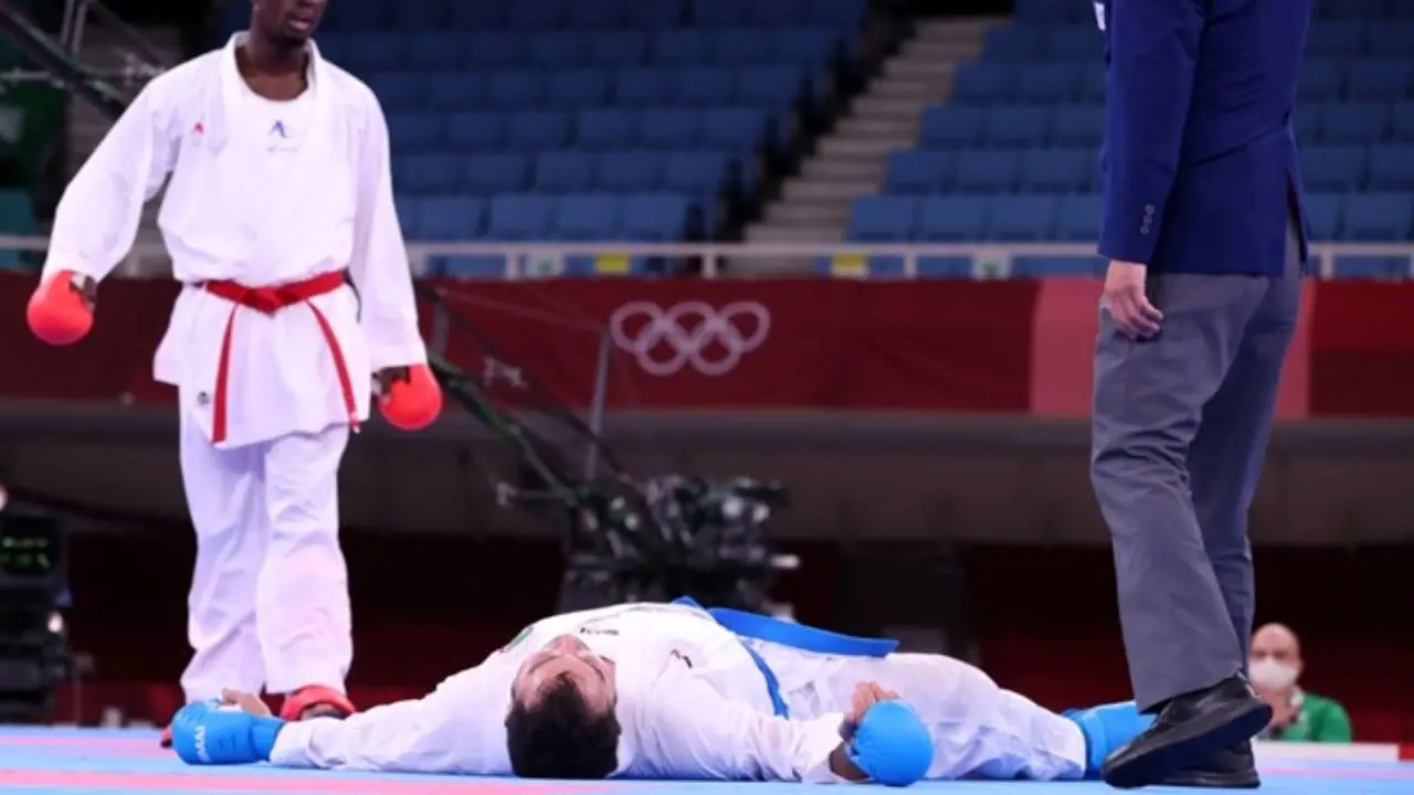 المپیک 2020| سجاد گنج‌زاده به هوش آمد + عکس و ویدئو