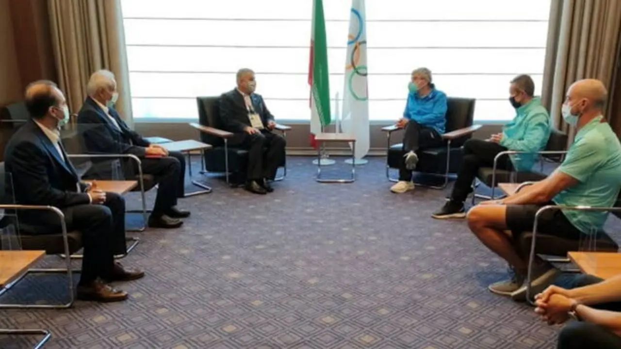 المپیک 2020| رئیس کمیته ملی المپیک ایران با باخ دیدار کرد/ صالحی امیری: هیچ کس در دنیا فکر نمی‌کرد المپیک توکیو برگزار شود