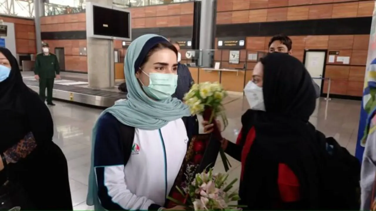 المپیک 2020| هانیه رستیمان در بازگشت به ایران: از عملکردم راضی هستم