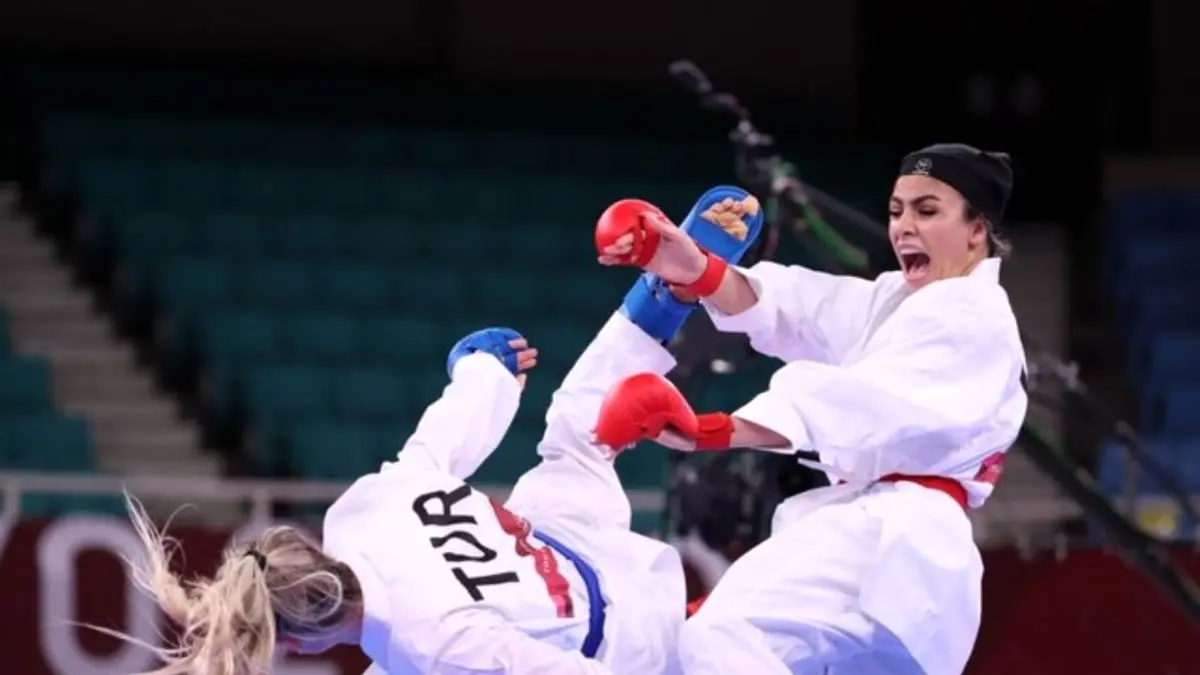 کاراته المپیک 2020توکیو/ شکست سارا بهمنیار در دومین مبارزه