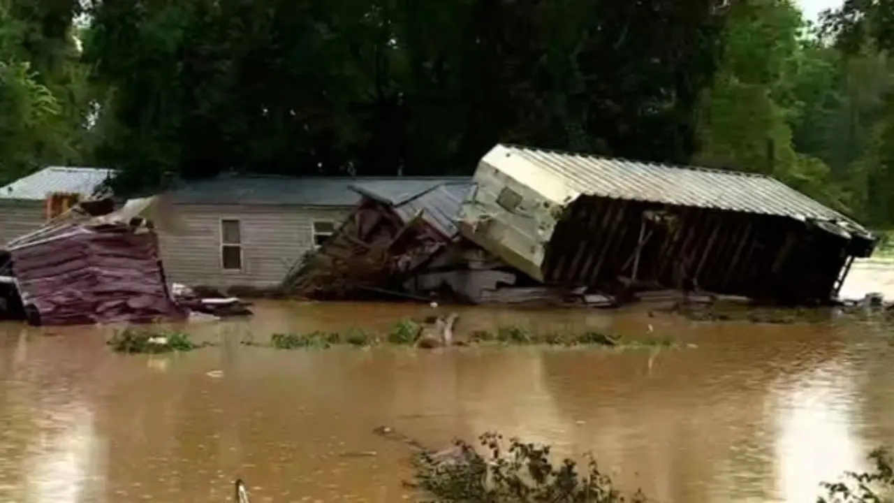 سیلاب مرگبار در «تنسی» آمریکا جان 10 نفر را گرفت