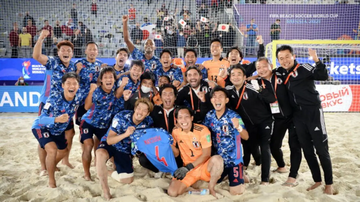 تاریخ‌سازی ژاپن با صعود به فینال جام جهانی فوتبال ساحلی