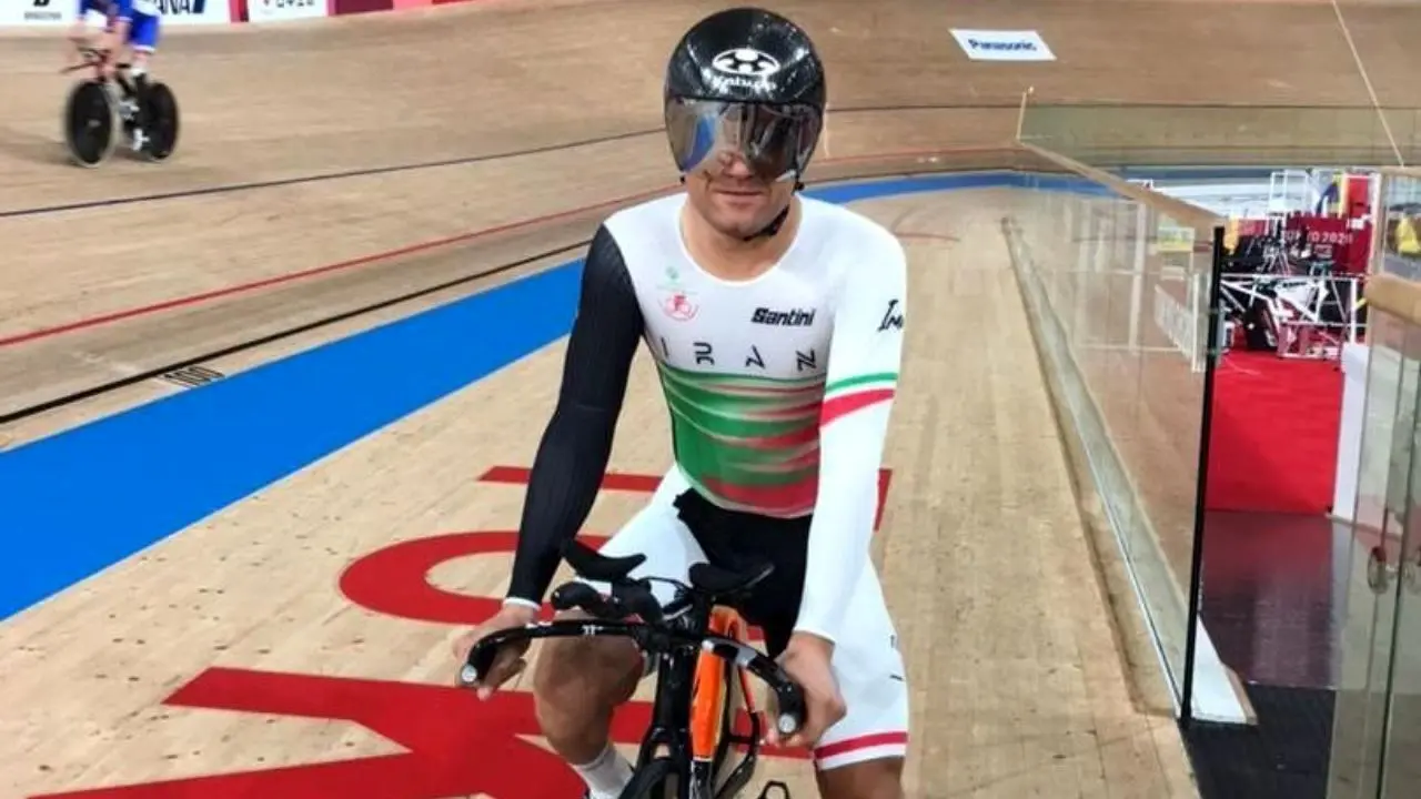 پارالمپیک 2020| دوچرخه سوار ایرانی به دلیل لغزندگی به خط پایان نرسید