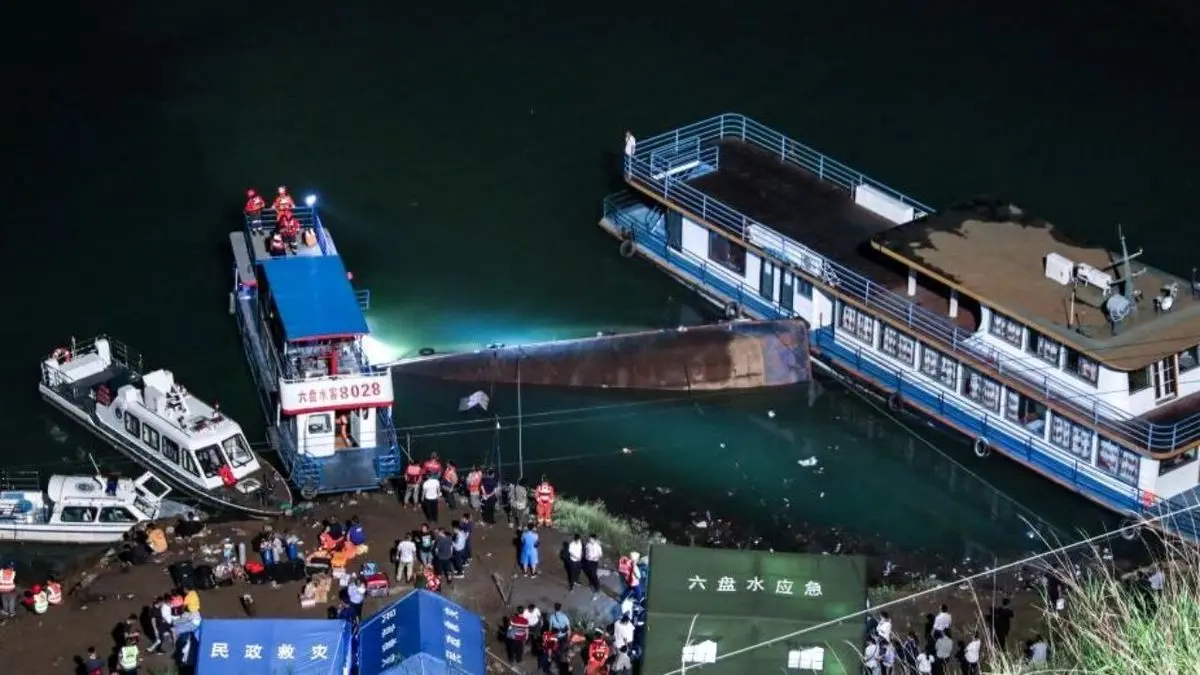 واژگونی کشتی در چین 8 کشته و 7 مفقود بر جا گذاشت