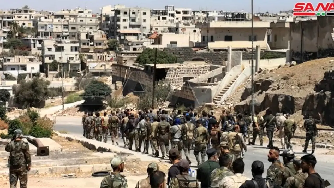 ارتش سوریه وارد شهرک «تل شهاب» و «وزیزون» در استان درعا شد