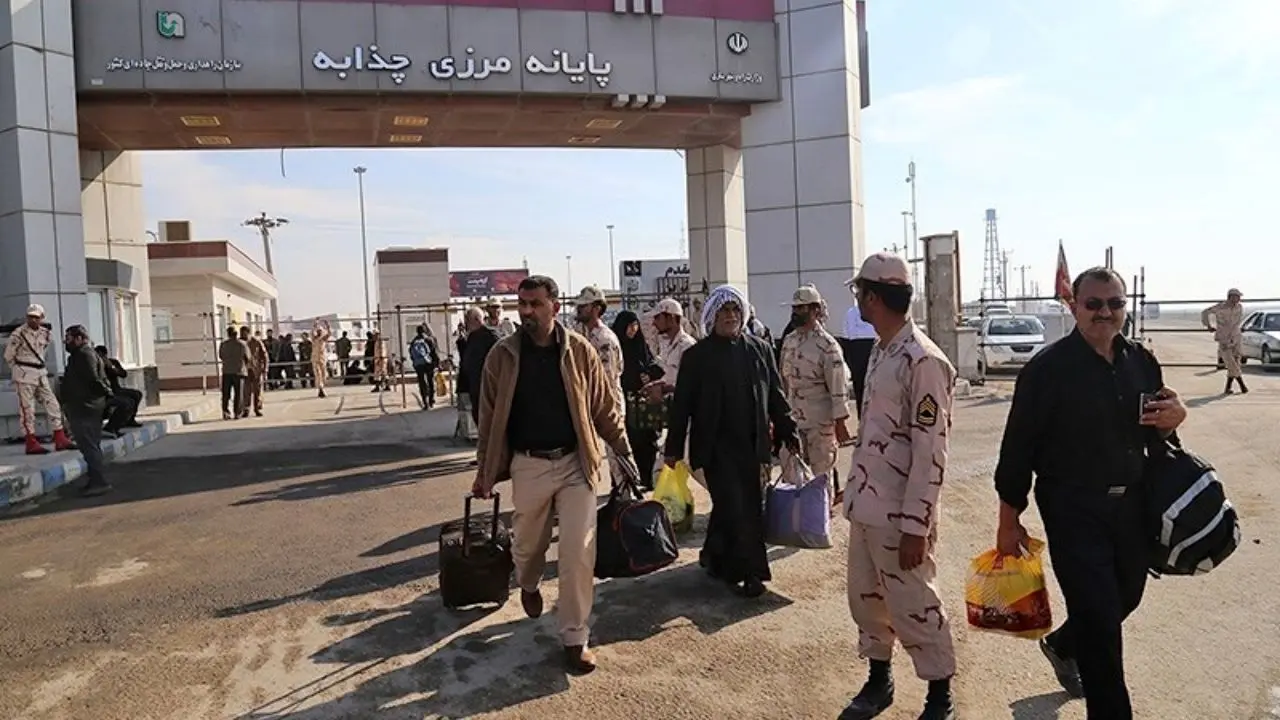 در حال حاضر 20 هزار نفر از زائران از دو پایانه مرزی خوزستان بازگشته اند