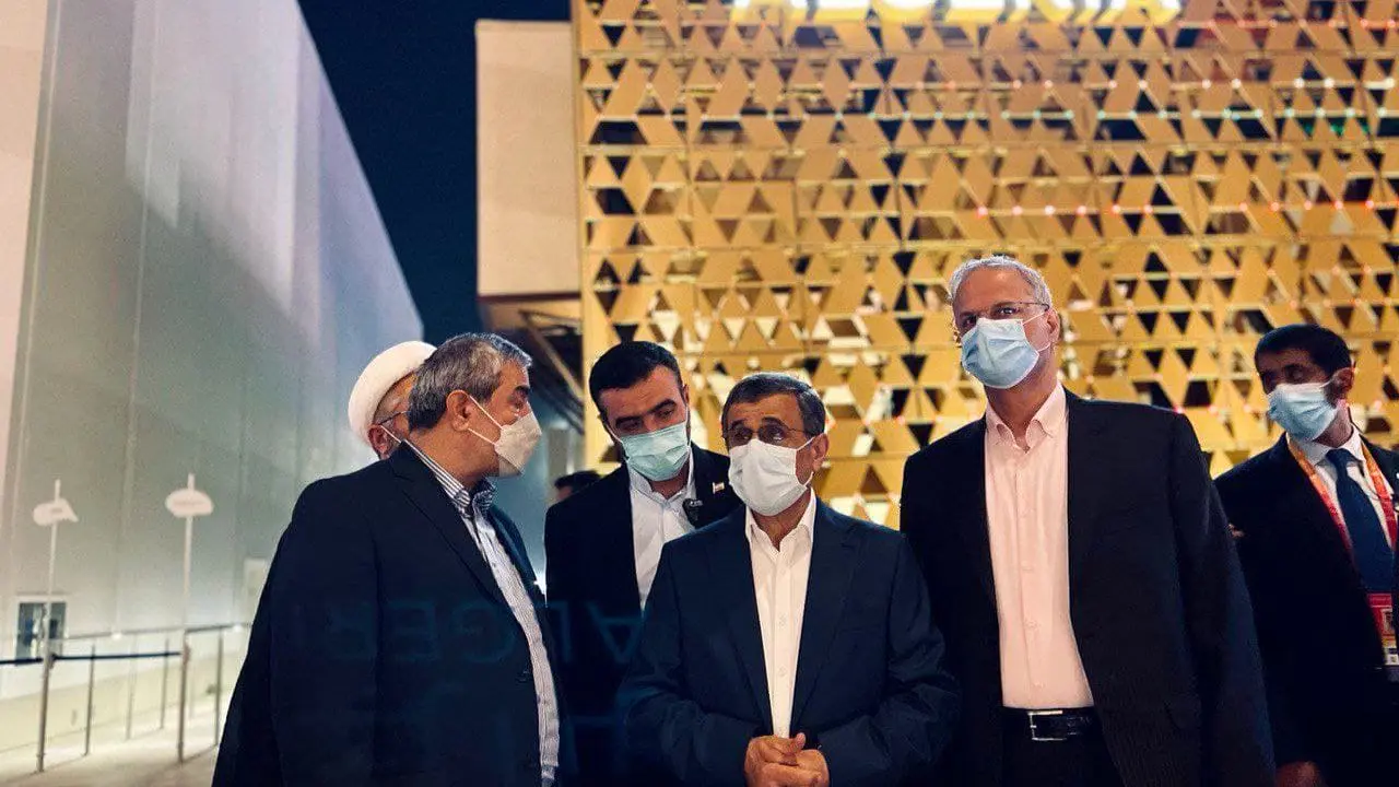 ویدئو| حضور احمدی‌نژاد در اکسپو دوبی و واکنش ایرانیان