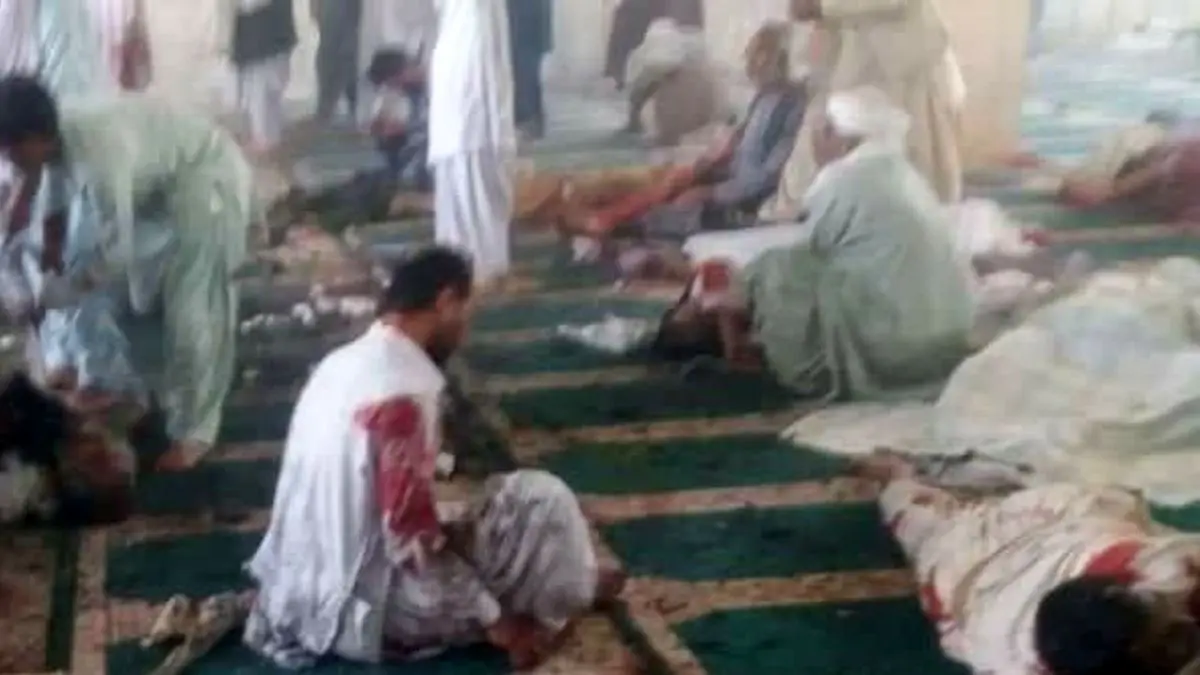 ویدئو| فاجعه انفجار مسجد قندهار