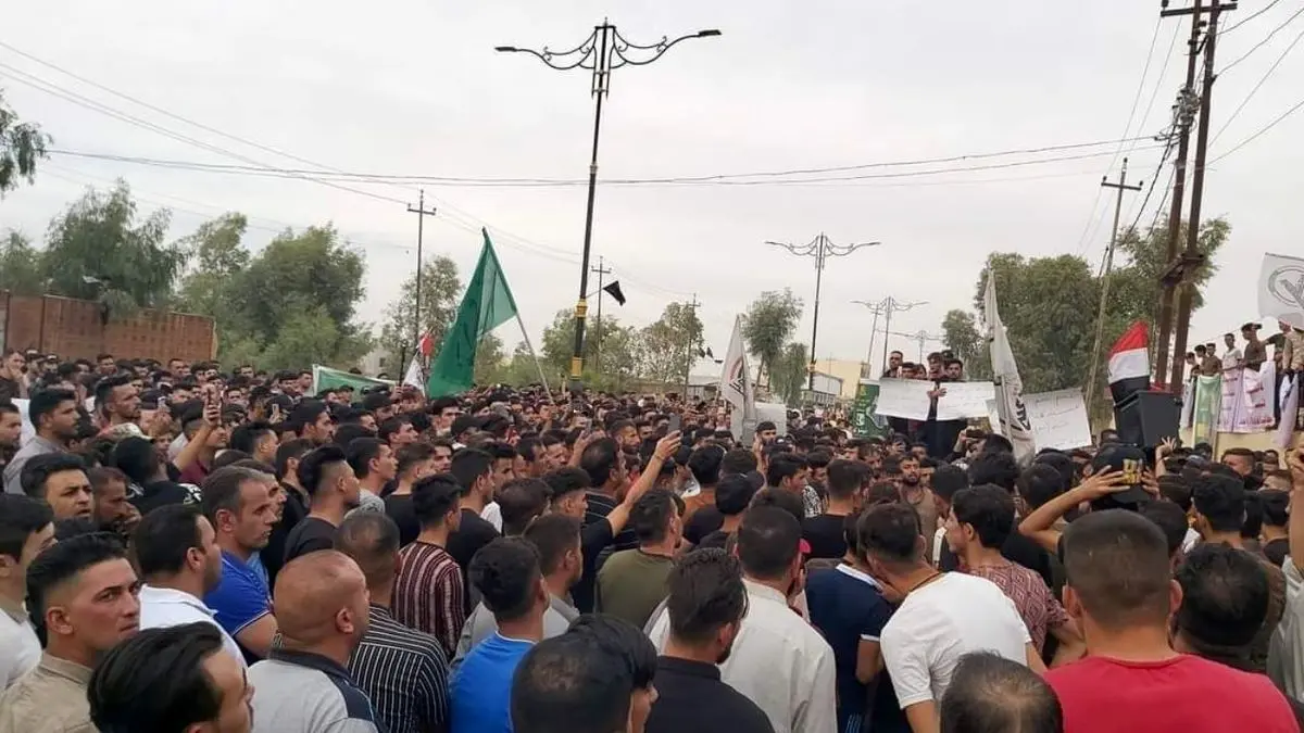 اعتراض عراقی‌ها به انتخابات/ جاده بغداد را بستند+ عکس