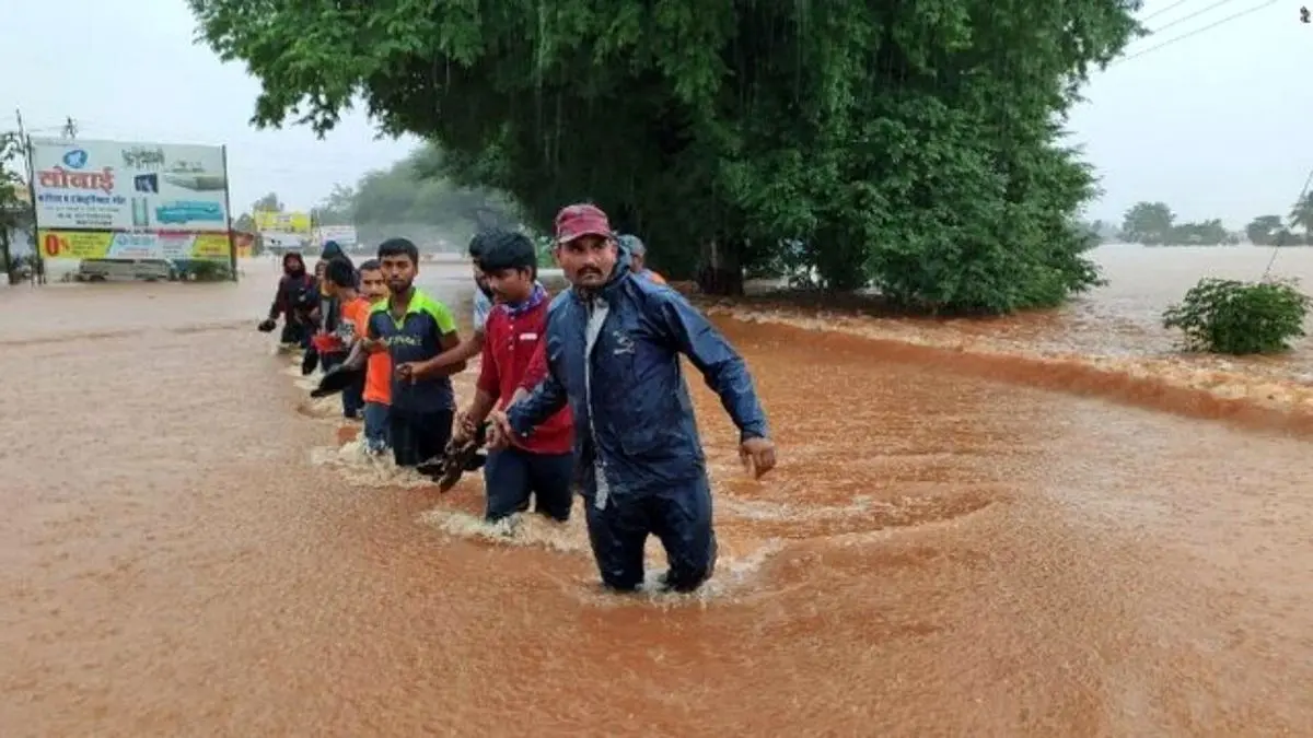 سیلاب در هند 25 قربانی گرفت