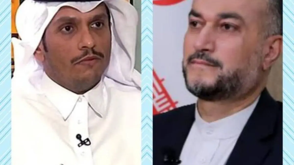 مناسبات دوجانبه ایران، قطر و منطقه در گفت‌وگوی تلفنی وزرای خارجه دو کشور
