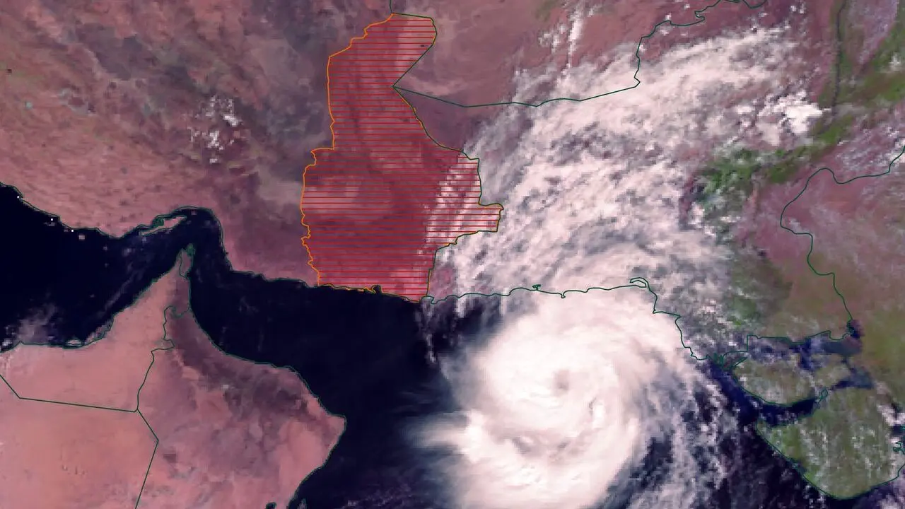 طوفان شاهین در جنوب دریای عمان آرام گرفت