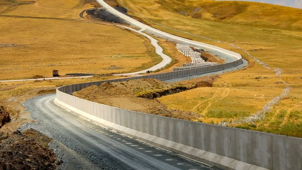 تکمیل عملیات ساخت دیوار 20 کیلومتری در مرز ترکیه و ایران