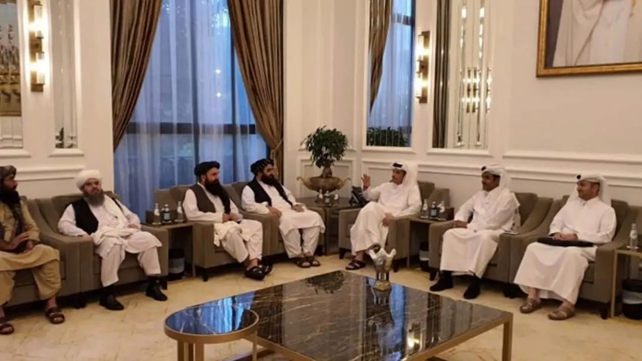 دیدار هیات طالبان با وزیر خارجه قطر در دوحه