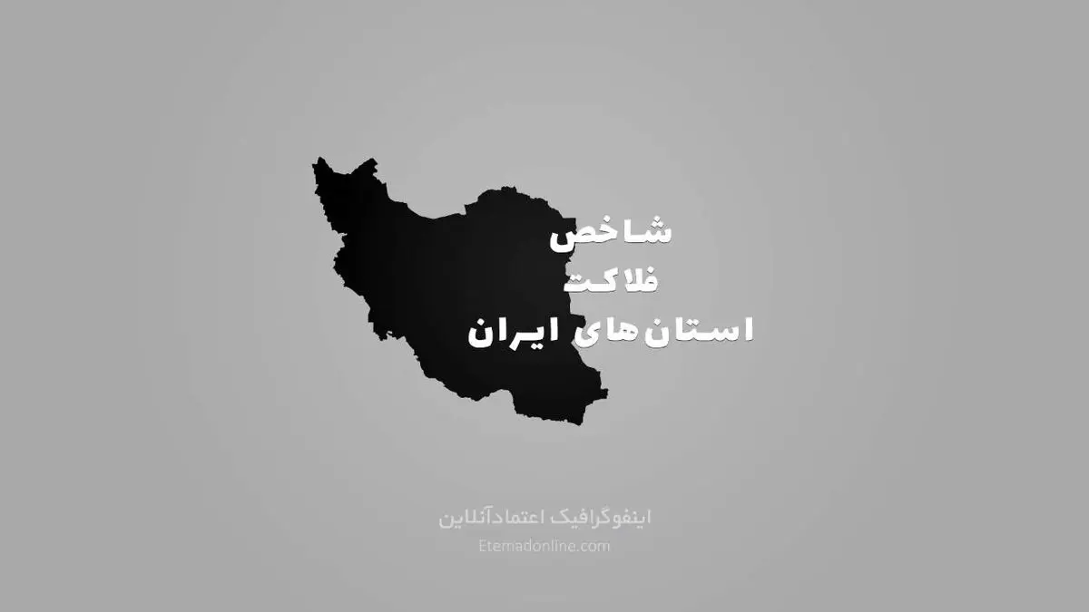 اینفوگرافی| شاخص فلاکت استان‌های ایران در نیمه اول 1400 چقدر است؟