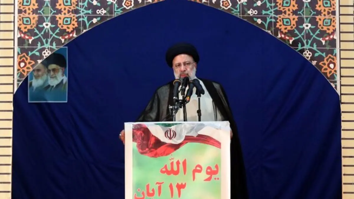 حضور رئیسی در نمازجمعه تهران+ عکس