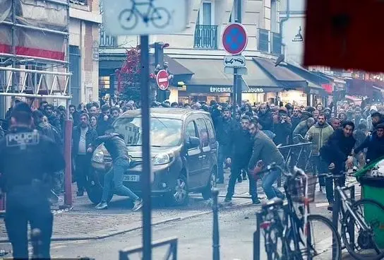 ویدئو| ادامه درگیری‌های شدید در فرانسه + ۳ ویدئو