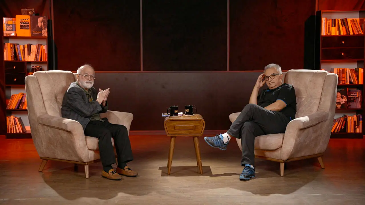 گفت‌وگوی ویدئویی فریدون جیرانی با ابوالحسن داوودی در برنامه «سینما ۲۵»