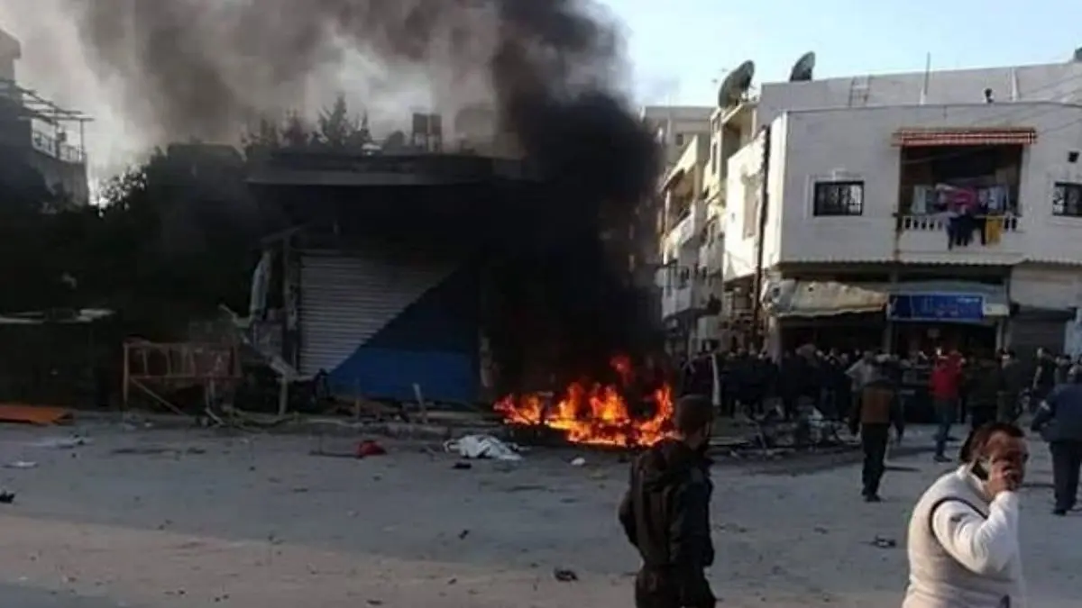 انفجار خودرو بمب‌گذاری‌شده در شهر لاذقیه سوریه