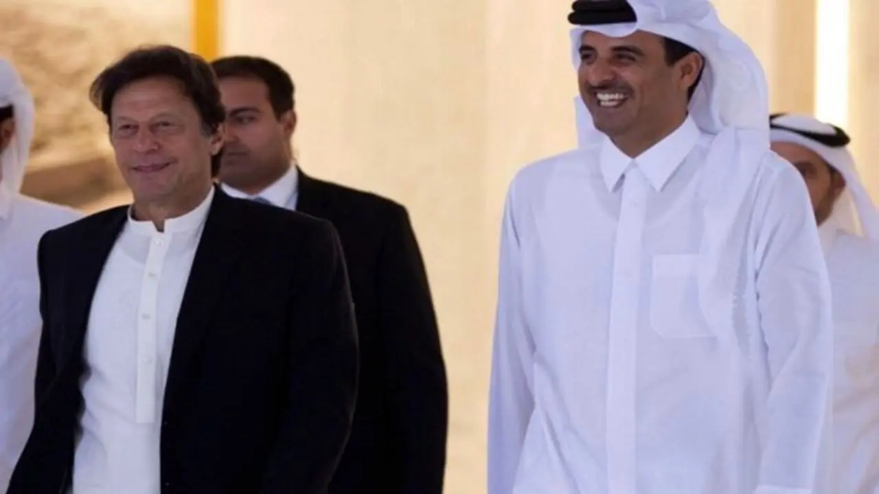 امیر قطر و نخست‌وزیر پاکستان در دوحه دیدار کردند