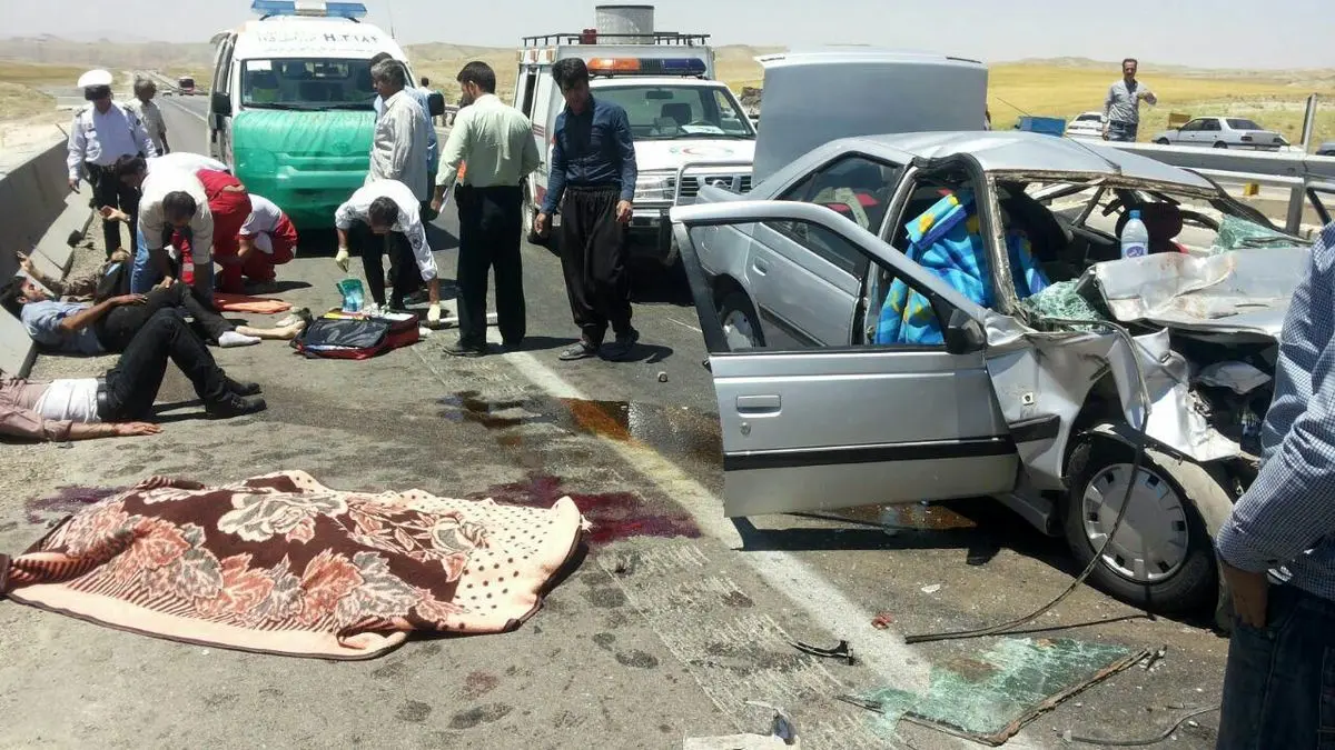 سه نفر در تصادف بم کشته شدند