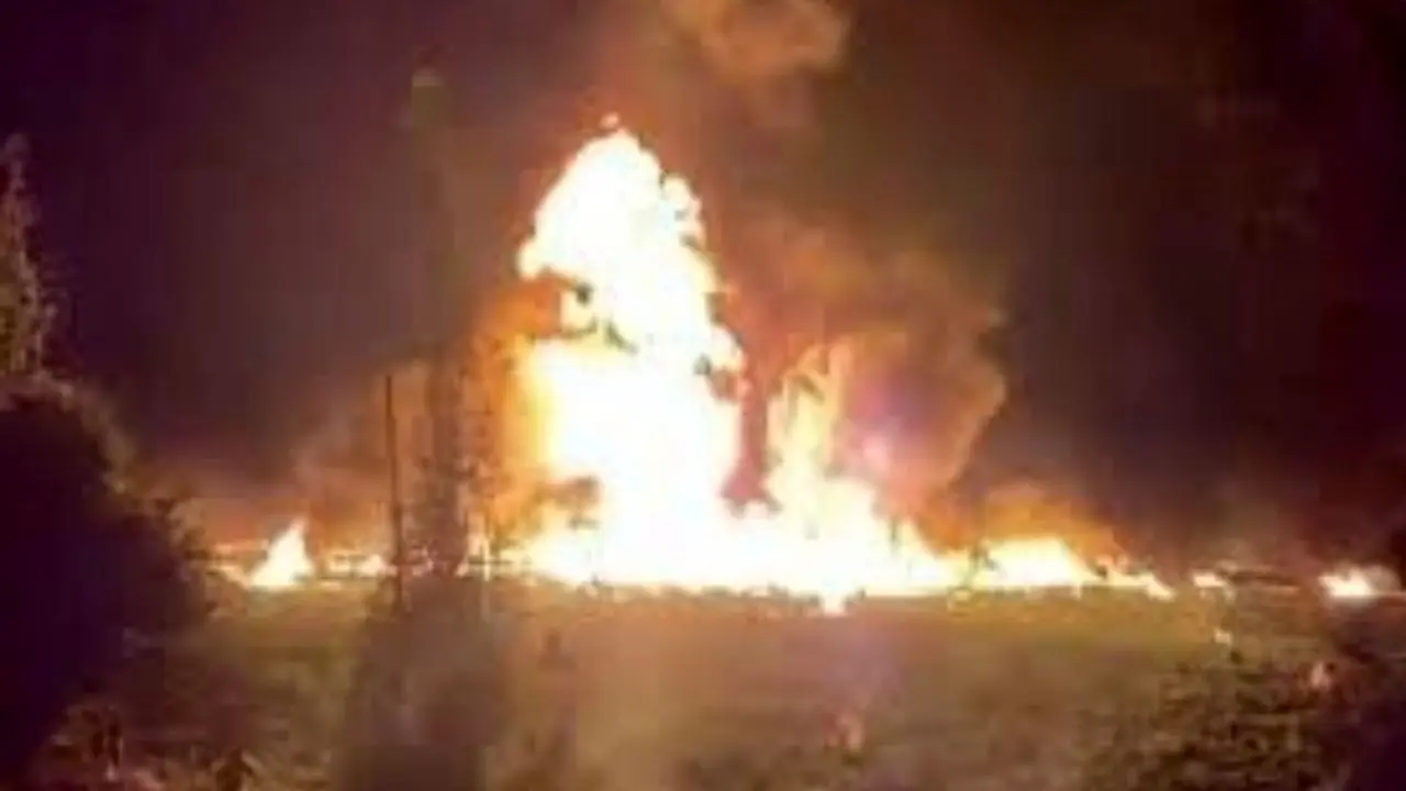 انفجار لوله انتقال بنزین در مکزیک