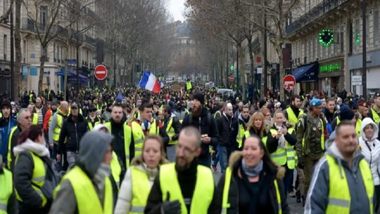 بازداشت 40 نفر در دهمین هفته تظاهرات جلیقه‌زردها در فرانسه