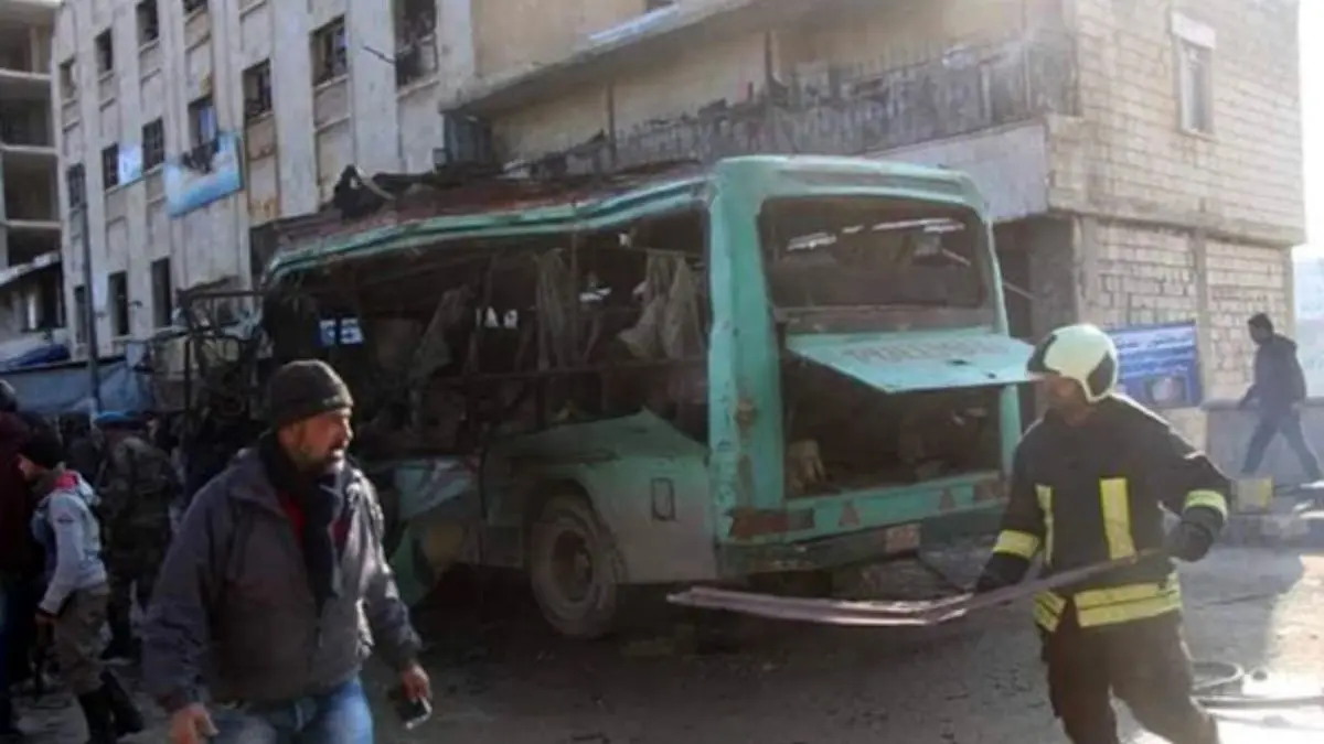 دو انفجار قوی داخل شهر عفرین واقع در شمال سوریه رخ داد