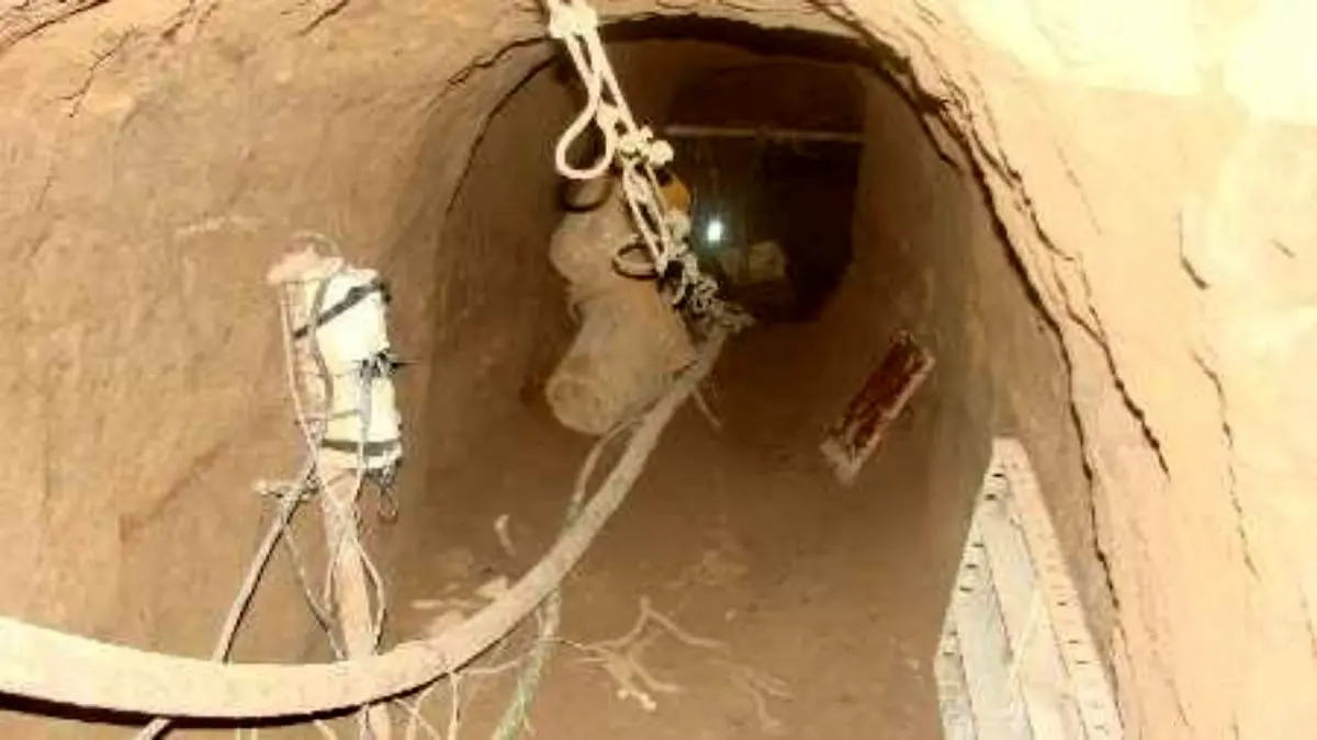 کشف یک تونل تاریخی در همدان