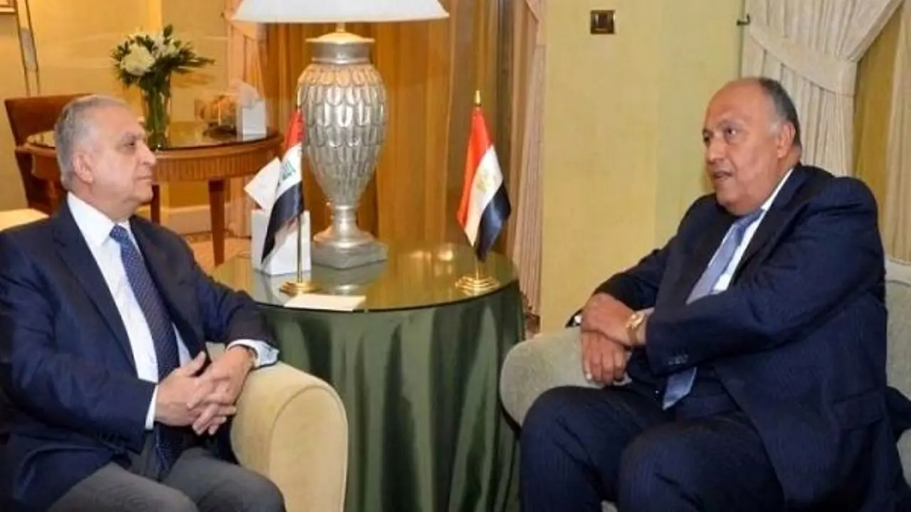 وزرای خارجه عراق و مصر درباره تحولات منطقه رایزنی کردند
