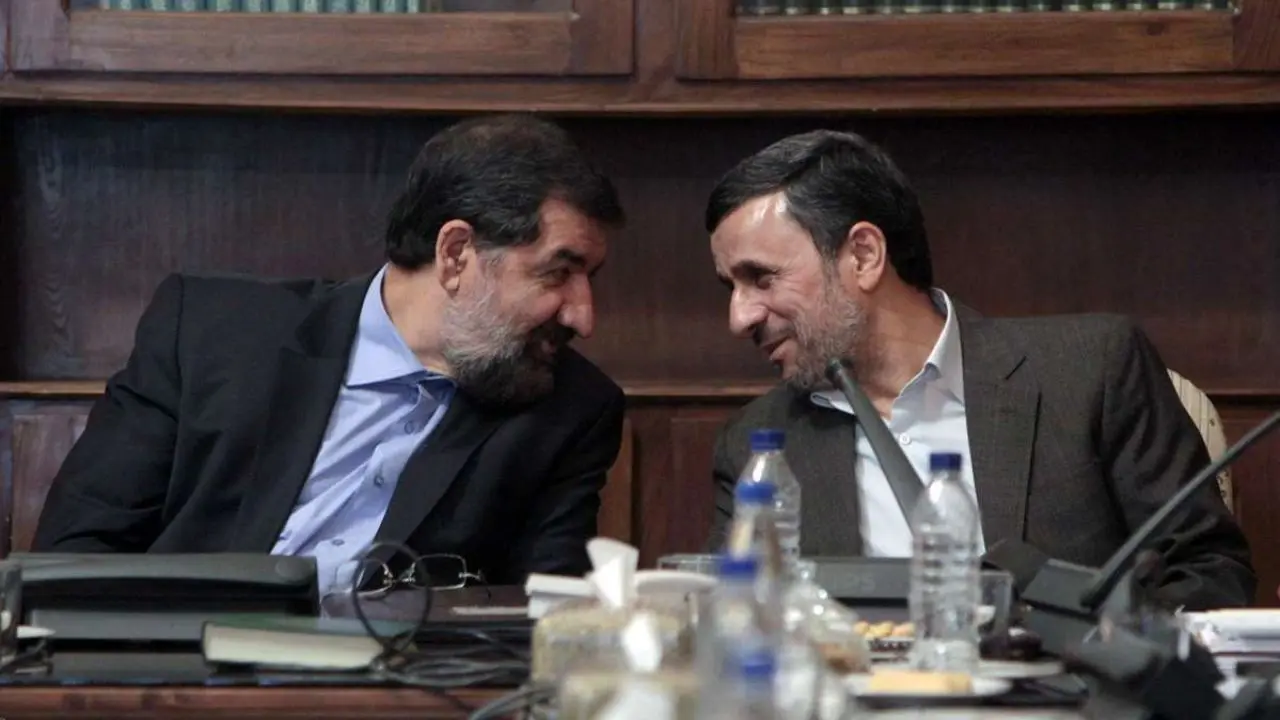احمدی‌نژاد در اواخر سال هشتاد تا زمان شهردار شدنش جزو حلقه مشاوران رضایی بود/ برای اولین بار فیلم هاله نور احمدی‌نژاد را منتشر کردیم