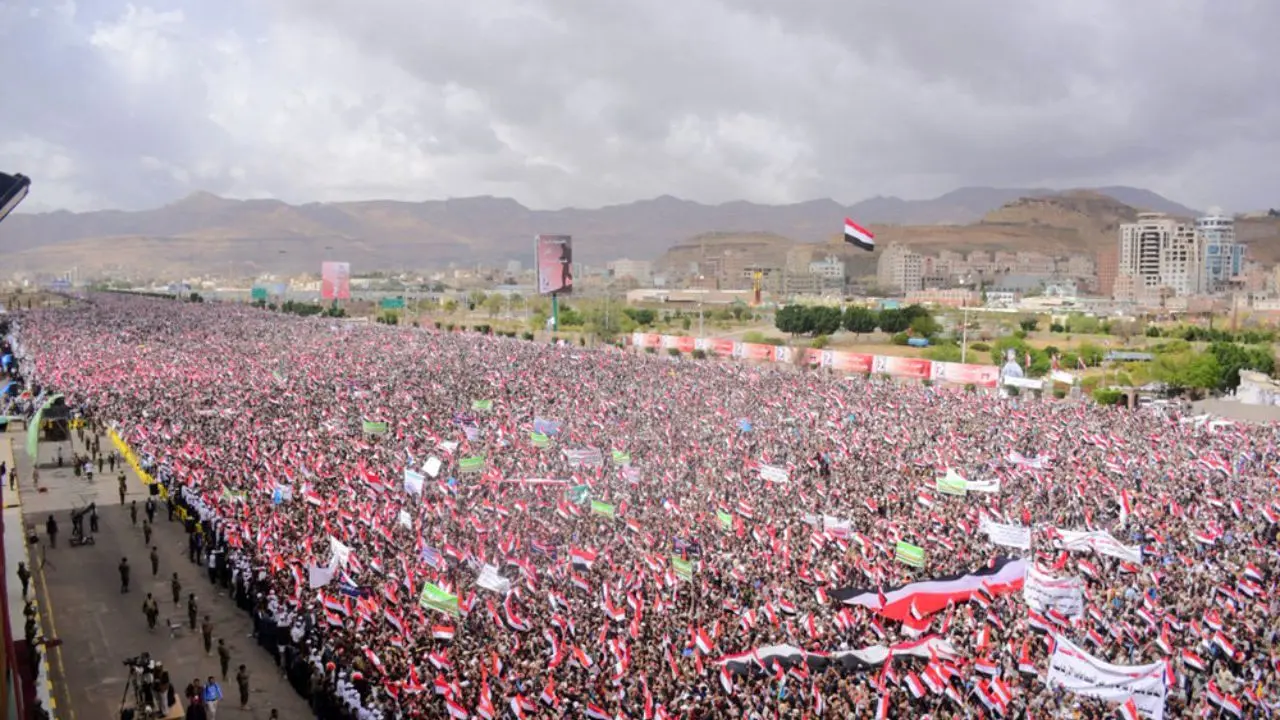 برگزاری راهپیمایی گسترده یمنی‌ها در صعده