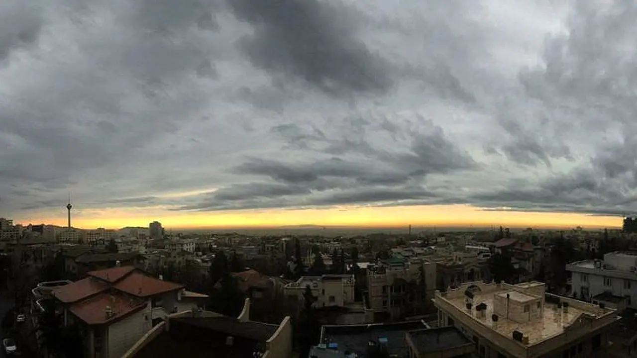 هوای بارانی زیبای امروز تهران + عکس