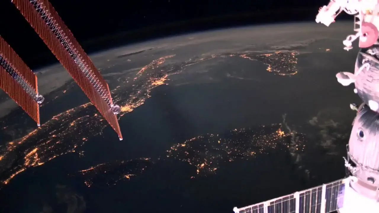 از ایستگاه فضایی بر فراز آفریقا + ویدئو
